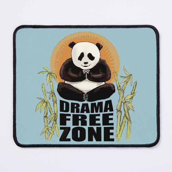 Item preview, Panda - Drama Free Zone designed and sold by Chuckiee.