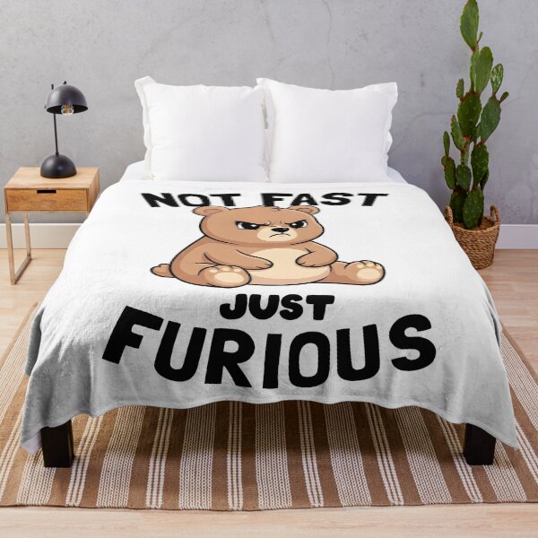 Item preview, Not Fast Just Furious Cute Bear designed and sold by TeddybearClub.