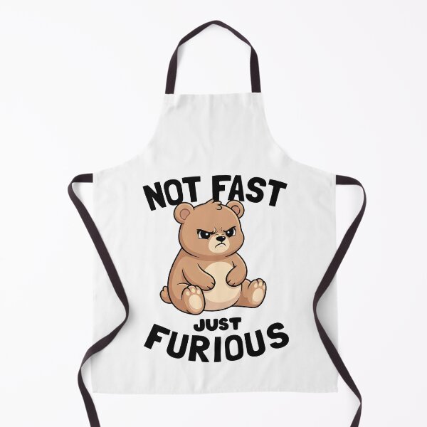 Item preview, Not Fast Just Furious Cute Bear designed and sold by TeddybearClub.