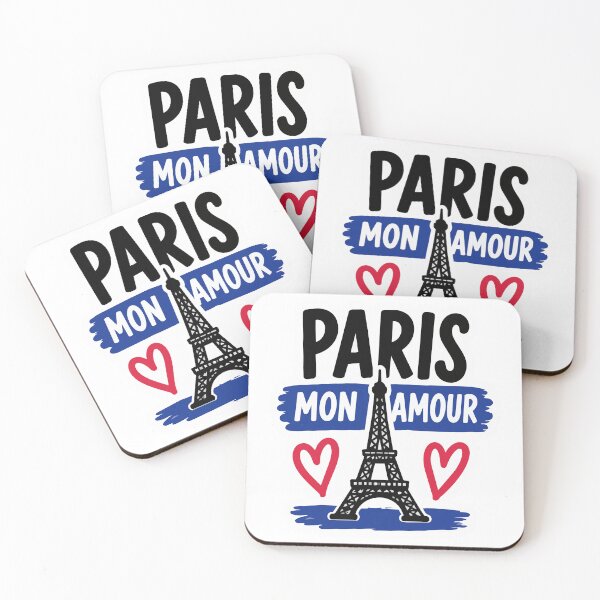 Item preview, 'Paris Mon Amour' France Travel Quote Sticker – Romantic Paris Travel Sticker designed and sold by Olivra.
