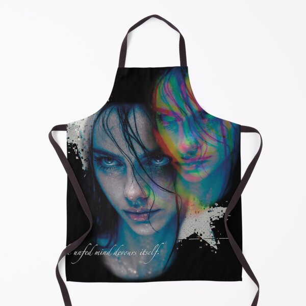 Item preview, Chromatic Portrait Collage Glitchy Quote designed and sold by AuroraFoxxInk.