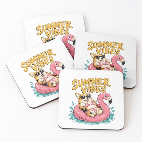 Item preview, Summer Vibes - Corgi  designed and sold by rmcbuckeye.