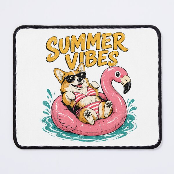 Item preview, Summer Vibes - Corgi  designed and sold by rmcbuckeye.