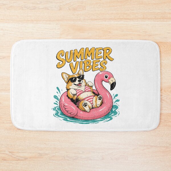 Item preview, Summer Vibes - Corgi  designed and sold by rmcbuckeye.
