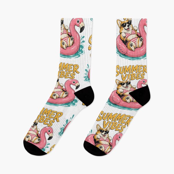 Item preview, Summer Vibes - Corgi  designed and sold by rmcbuckeye.