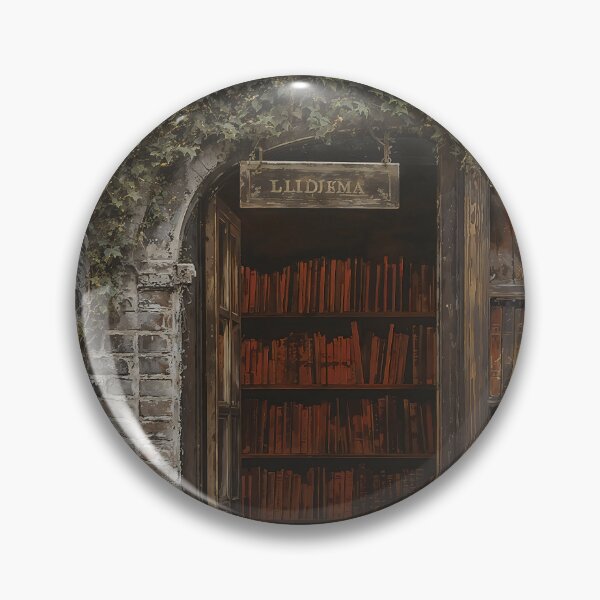Item preview, Antique Book Shop Ivy Brick Wall Art designed and sold by DarkHolyQueen.