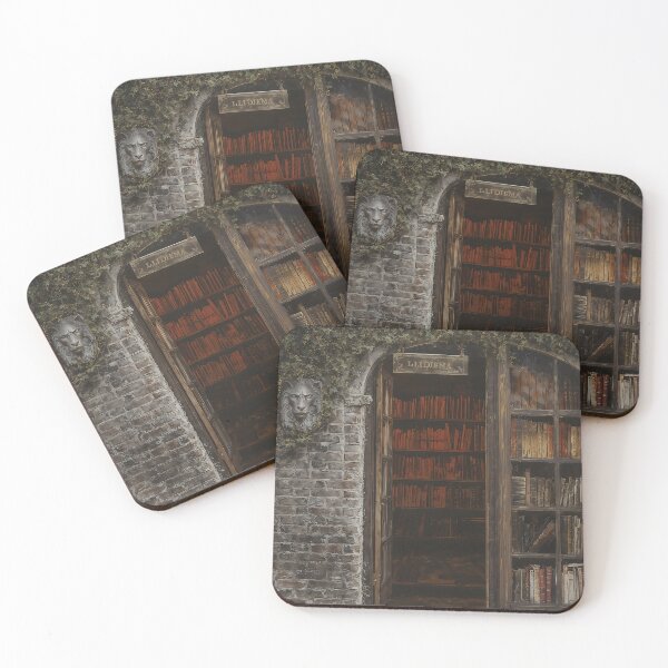 Item preview, Antique Book Shop Ivy Brick Wall Art designed and sold by DarkHolyQueen.