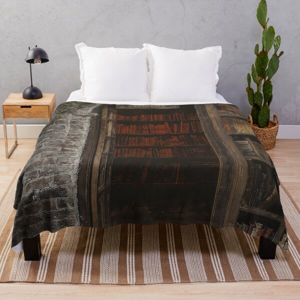 Item preview, Antique Book Shop Ivy Brick Wall Art designed and sold by DarkHolyQueen.