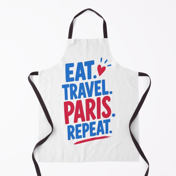 Item preview, 'Eat Travel Paris Repeat' Quote Sticker – Paris Travel Quote Sticker designed and sold by Olivra.