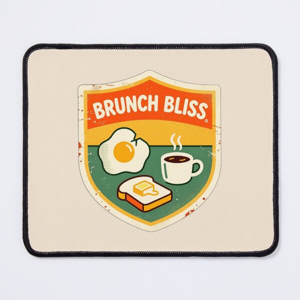Item preview, Brunch Bliss Badge Retro Vintage Design designed and sold by Arte-Excellency.