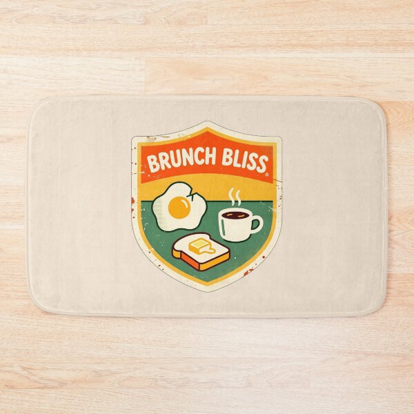 Item preview, Brunch Bliss Badge Retro Vintage Design designed and sold by Arte-Excellency.