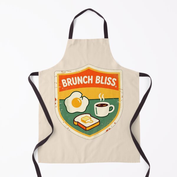 Item preview, Brunch Bliss Badge Retro Vintage Design designed and sold by Arte-Excellency.