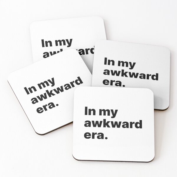 Item preview, In my awkward era | Black text designed and sold by ThingsOnTees.