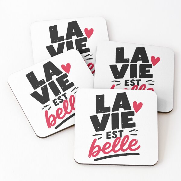 Item preview, 'La Vie Est Belle' Travel Quote Sticker – French Inspirational Travel Sticker designed and sold by Olivra.