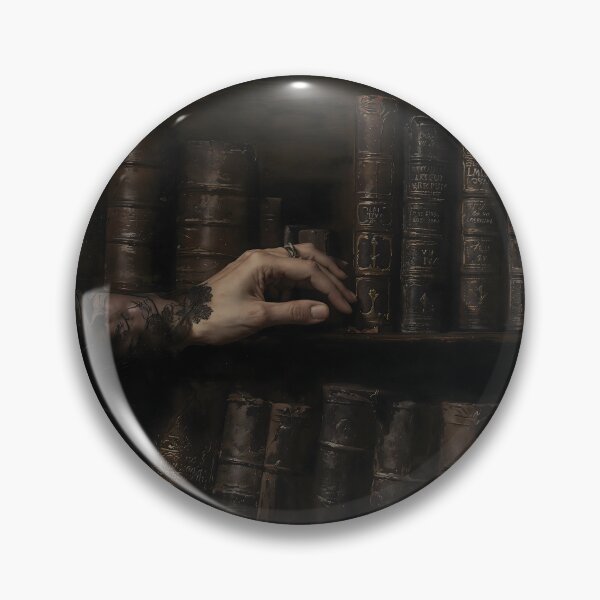 Item preview, Books Of Dark Magic Gothic Library Shelf Art designed and sold by DarkHolyQueen.