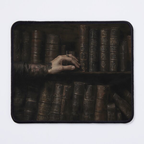 Item preview, Books Of Dark Magic Gothic Library Shelf Art designed and sold by DarkHolyQueen.