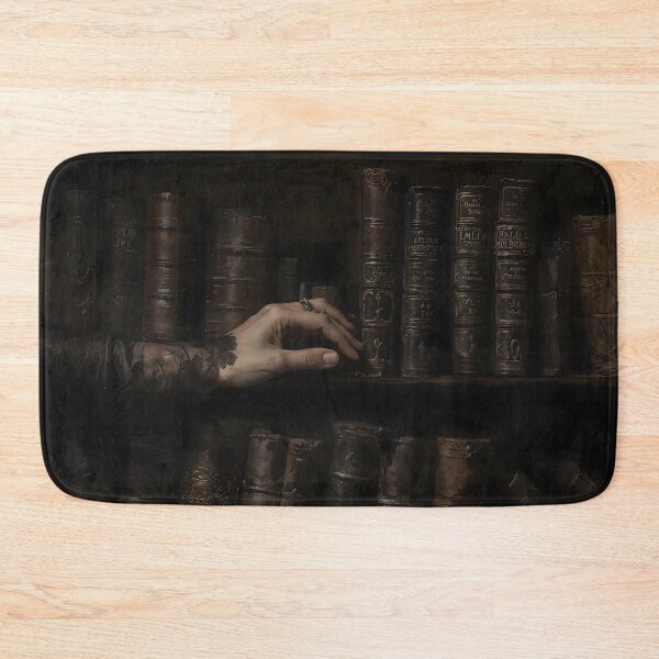 Item preview, Books Of Dark Magic Gothic Library Shelf Art designed and sold by DarkHolyQueen.