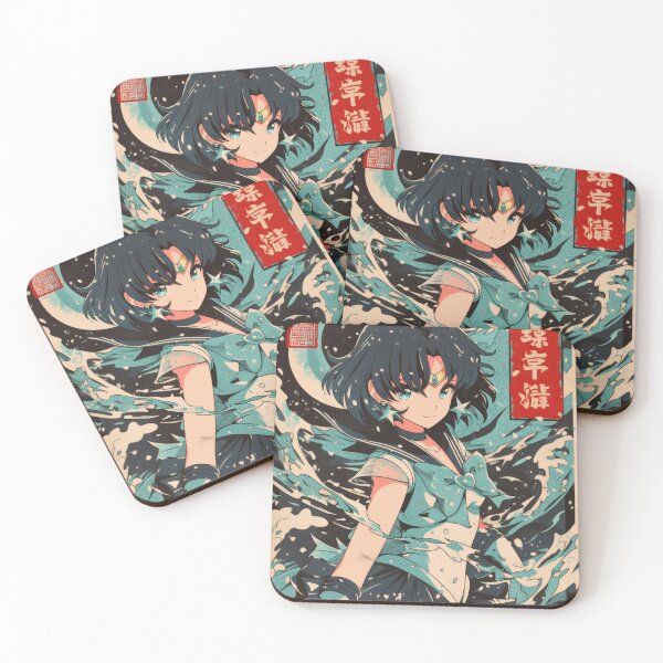 Item preview, Sailor Mercury Retro Poster  designed and sold by AnimeArsenalPrints.