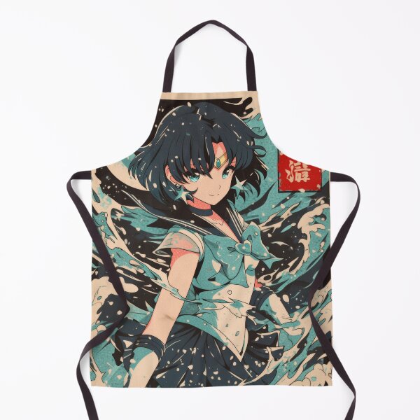 Item preview, Sailor Mercury Retro Poster designed and sold by AnimeArsenalPrints.