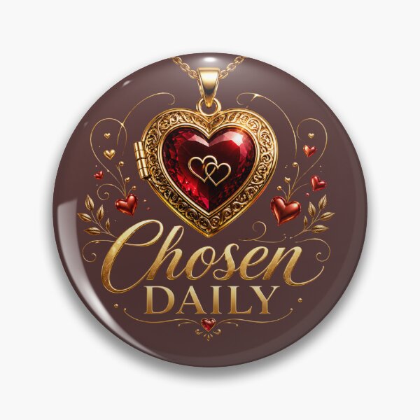 Item preview, Chosen Daily Gold Heart Locket Design designed and sold by JagrDesigns.