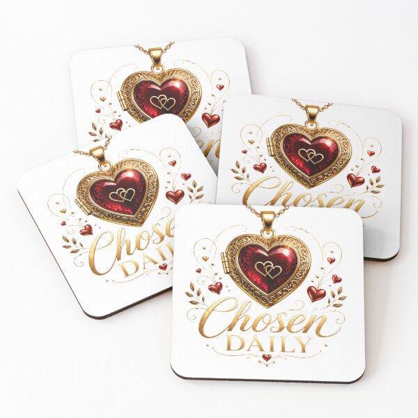 Item preview, Chosen Daily Gold Heart Locket Design designed and sold by JagrDesigns.