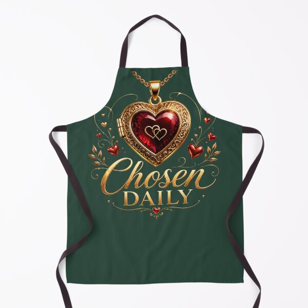 Item preview, Chosen Daily Gold Heart Locket Design designed and sold by JagrDesigns.