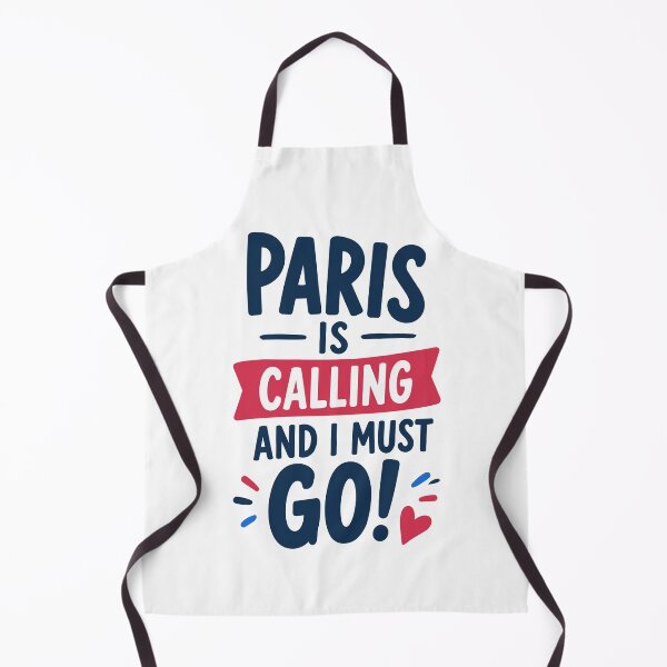Item preview, 'Paris Is Calling and I Must Go' France Travel Quote Sticker – Paris Wanderlust Sticker designed and sold by Olivra.