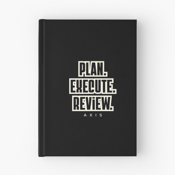 Item preview, Plan Execute Review – Trading Discipline Mindset Typography Design designed and sold by AXIS-EQUILIBRIO.