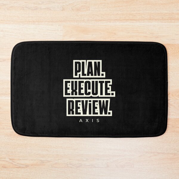 Item preview, Plan Execute Review – Trading Discipline Mindset Typography Design designed and sold by AXIS-EQUILIBRIO.