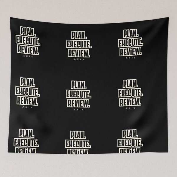 Item preview, Plan Execute Review – Trading Discipline Mindset Typography Design designed and sold by AXIS-EQUILIBRIO.