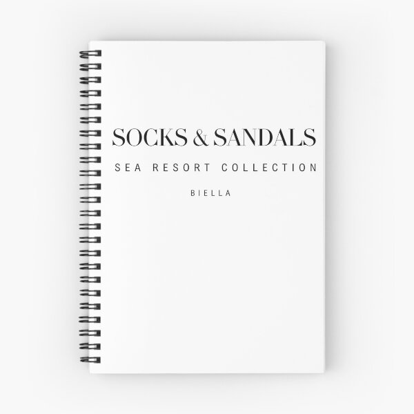 Item preview, Socks and Sandals Fake Luxury Brand Parody - Biella Sea Resort designed and sold by TheItaliandilemma.