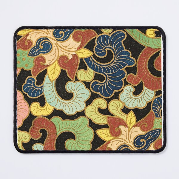 Item preview, Kinbaku — Japanese Kimono Brocade Floral on Black designed and sold by LouDSarG.