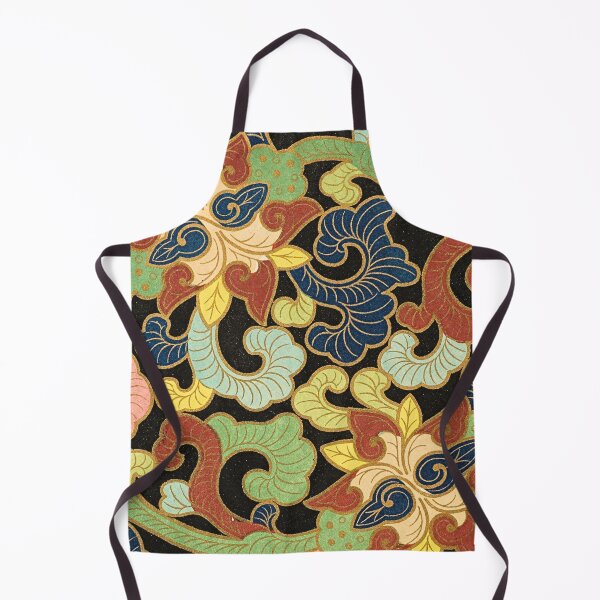 Item preview, Kinbaku — Japanese Kimono Brocade Floral on Black designed and sold by LouDSarG.