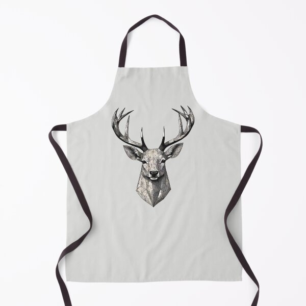 Item preview, Geometric Mosaic Deer – Modern Animal Art designed and sold by Tklezardesigns.