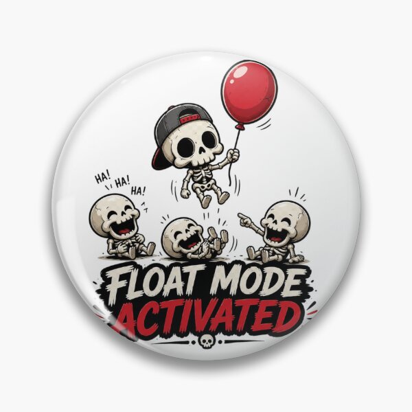 Item preview, Laughing Skeletons Float Mode Activated Graphic Art designed and sold by LOLKart.