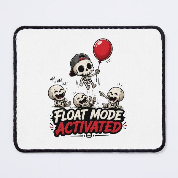 Item preview, Laughing Skeletons Float Mode Activated Graphic Art designed and sold by LOLKart.
