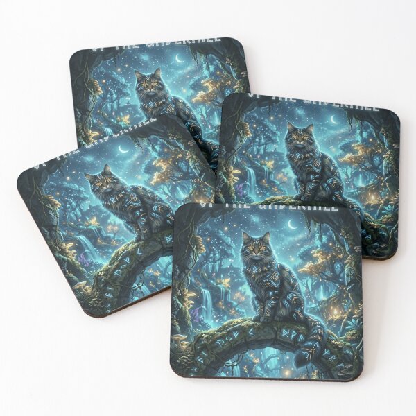 Item preview, GUARDIAN CAT OF THE UNDERHILL designed and sold by  ViralVisionsCreating .
