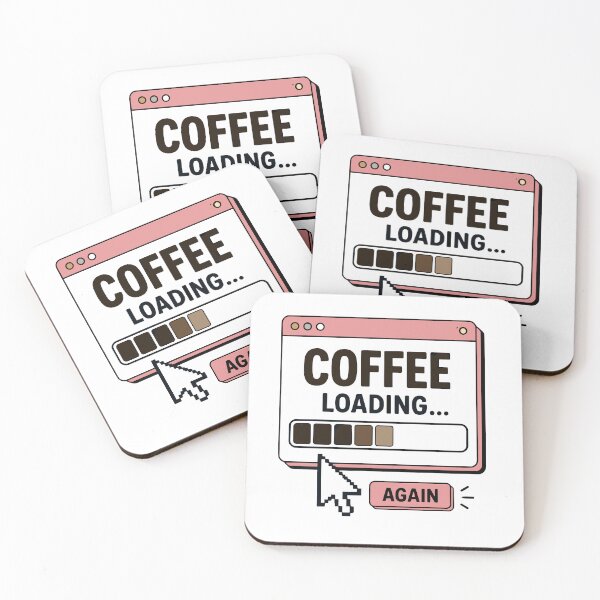 Item preview, Coffee Loading Again – Funny Morning Mood designed and sold by Gift Phrase Studio.