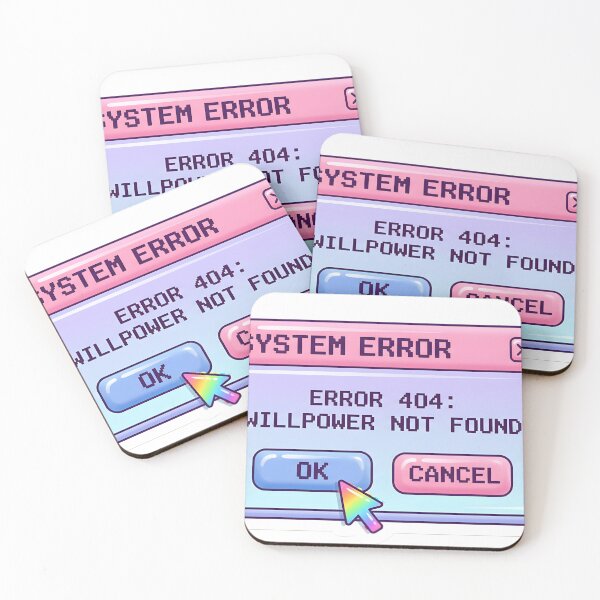 Item preview, Ironic Y2K System Error Glossy Webcore Aesthetic Pop Up Window designed and sold by StickyGuys.