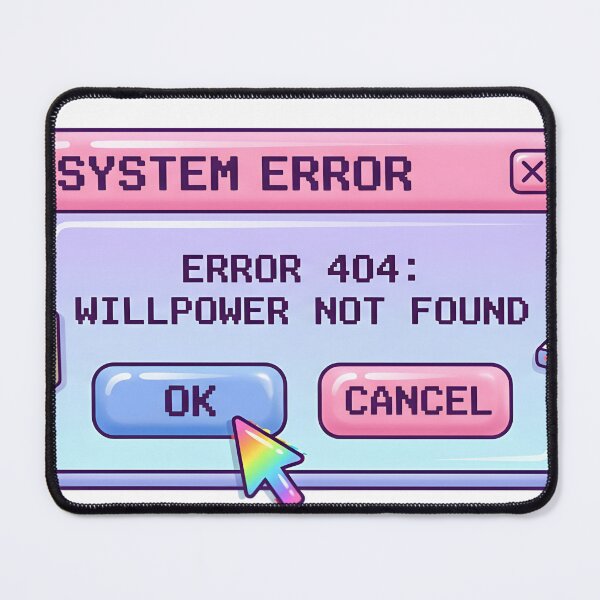 Item preview, Ironic Y2K System Error Glossy Webcore Aesthetic Pop Up Window designed and sold by StickyGuys.