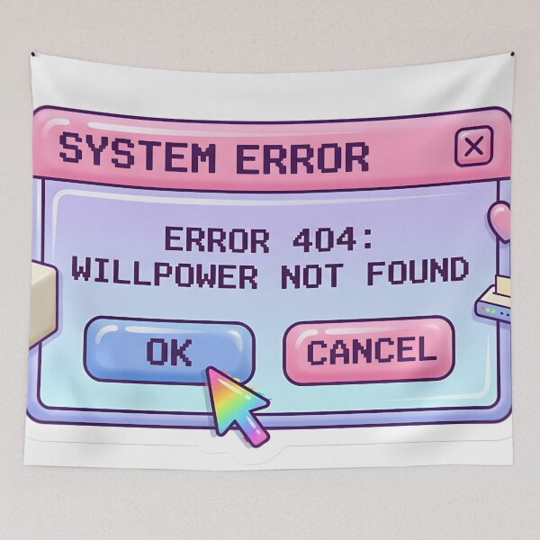 Item preview, Ironic Y2K System Error Glossy Webcore Aesthetic Pop Up Window designed and sold by StickyGuys.