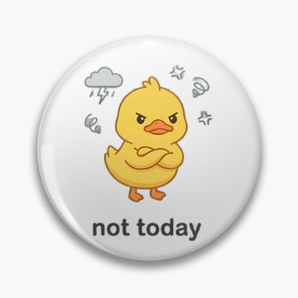 Item preview, Grumpy Duck - Not Today Sarcastic Quote designed and sold by LYZ7VANI.