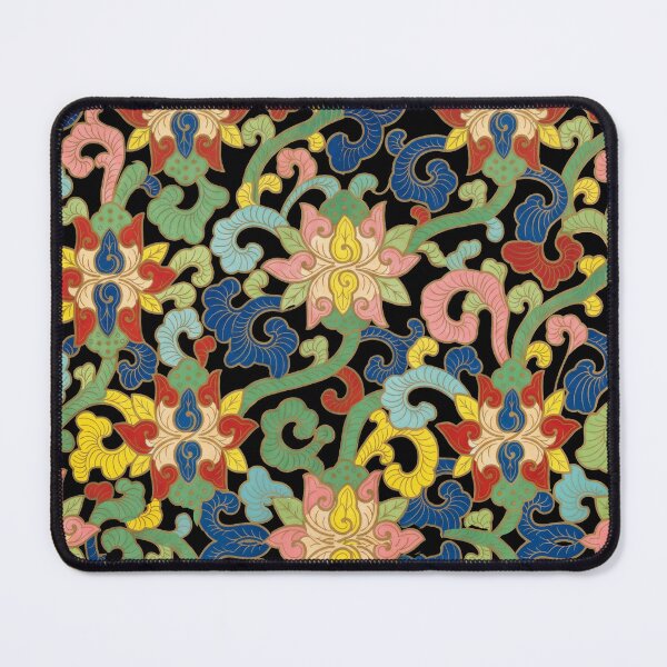 Item preview, Hana Tsuru — Japanese Floral Scroll Brocade in Bloom designed and sold by LouDSarG.