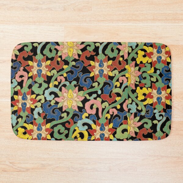 Item preview,  Hana Tsuru — Japanese Floral Scroll Brocade in Bloom designed and sold by LouDSarG.