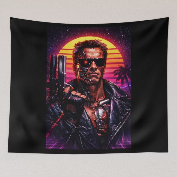 Item preview, Retro 80s Terminator Arnie designed and sold by keytee.