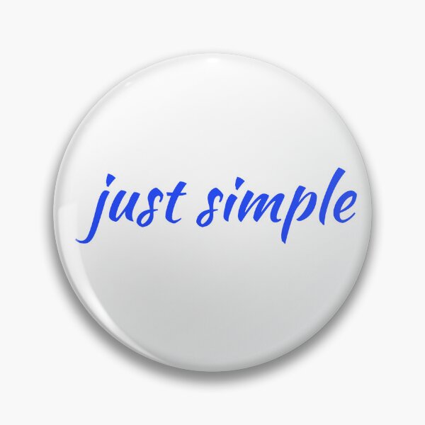 Item preview, Just Simple Blue Script Typography Minimal Aesthetic Quote Design designed and sold by onubi.