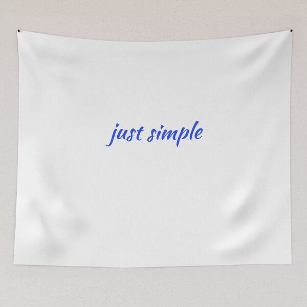 Item preview, Just Simple Blue Script Typography Minimal Aesthetic Quote Design designed and sold by onubi.