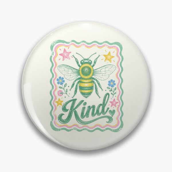 Item preview, Bee Kind — Vintage Floral Bee Illustration designed and sold by FrescoDesign.