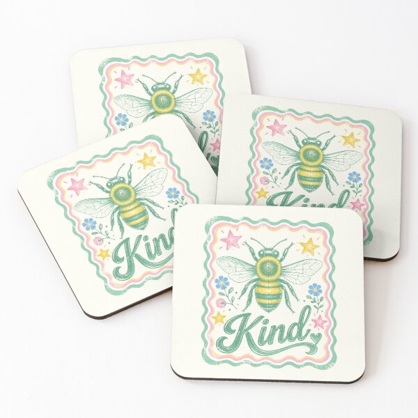Item preview, Bee Kind — Vintage Floral Bee Illustration designed and sold by FrescoDesign.