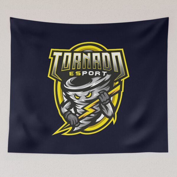 Item preview, Tornado Esports Logo – Fierce Storm Gaming Mascot Design designed and sold by MerlinWear.